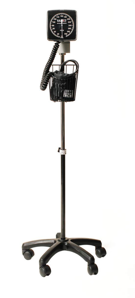 Mobile Blood Pressure Monitor with Rolling Stand