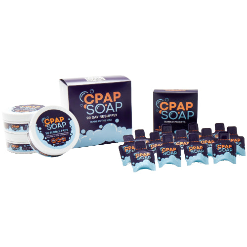 CPAP Soap Kit (Bubble Pads & Single-Use Pouches)